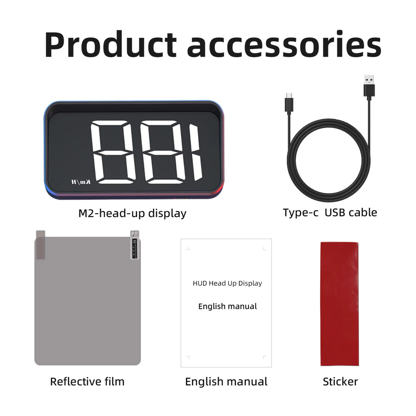 M2 HUD Head Up Display GPS Speedometer